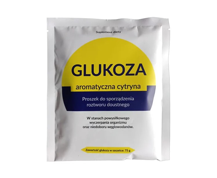 Glucoză pudră 75g aromă de lămâie